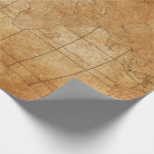 世界地図 ラッピングペーパー (角)