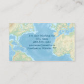 世界地図 予約カード (裏面)