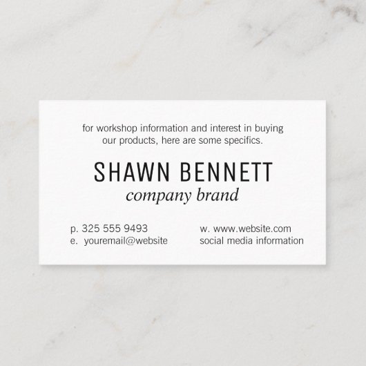 世界地図 |地理 名刺 (裏面)