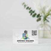 世界地図 | 居住用商業財産 名刺 (スタンド正面)