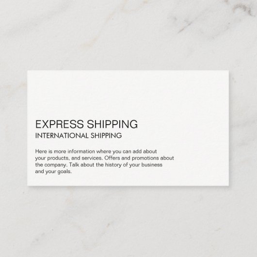 世界地図/帆船 名刺 (裏面)