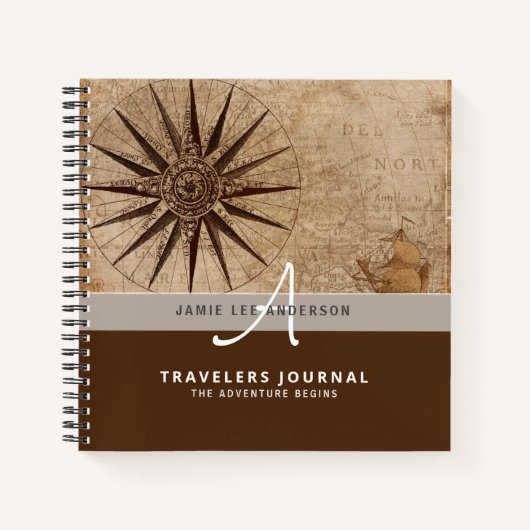 世界地図 旅行 リタイアメント バケットリスト ギフト パパ ノートブック (正面)