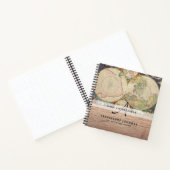 世界地図 旅行 退職 バケットリスト ギフト 父 ノートブック (内部)