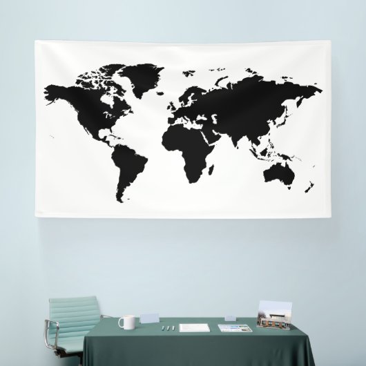 世界地図 横断幕 (トレードショー)