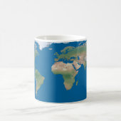 世界地図 - 次の冒険を計画中 - カスタムデザイン コーヒーマグカップ (中央)