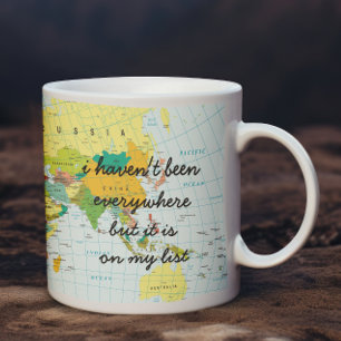 世界地図 – 私はどこにも… コーヒーマグカップ