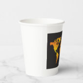 世界地図 紙コップ (右)