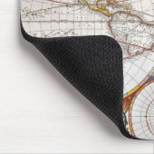 世界地図、17世紀 マウスパッド (コーナー)