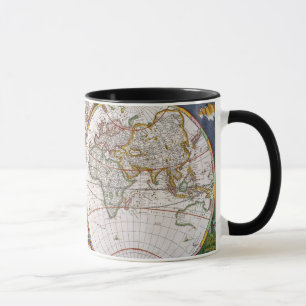 世界地図、17世紀 マグカップ