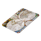 世界地図， 17世紀 マグネット (左側)