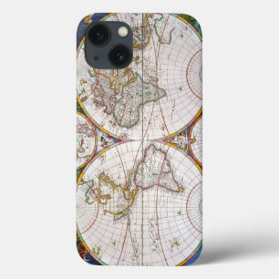 世界地図、17世紀 iPhone 13ケース