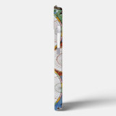 世界地図、17世紀 Case-Mate iPhoneケース (裏面 / 左)