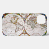 世界地図, 17世紀 Case-Mate iPhoneケース (裏面 (横))
