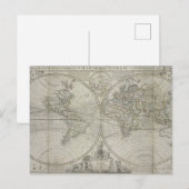 世界地図 | 1736 ポストカード (正面/裏面)