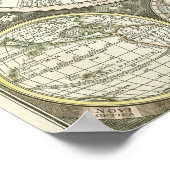 世界地図 | 1744 ポスター (角)