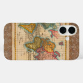 世界地図 1780 Bonne アンティーク プラニスフィア Case-Mate iPhoneケース (裏面 (横))