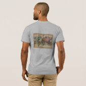 世界地図 1780 Bonne アンティーク プラニスフィア Tシャツ (裏面フル)