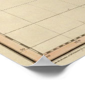 世界地図(1812) ポスター (角)