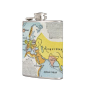 世界地図、c1300. フラスク (左)