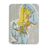 世界地図， c1300. マグネット (縦)