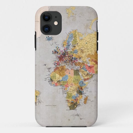 世界地図 Case-Mate iPhoneケース (裏面)