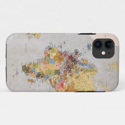 世界地図 Case-Mate iPhoneケース (裏面(横))