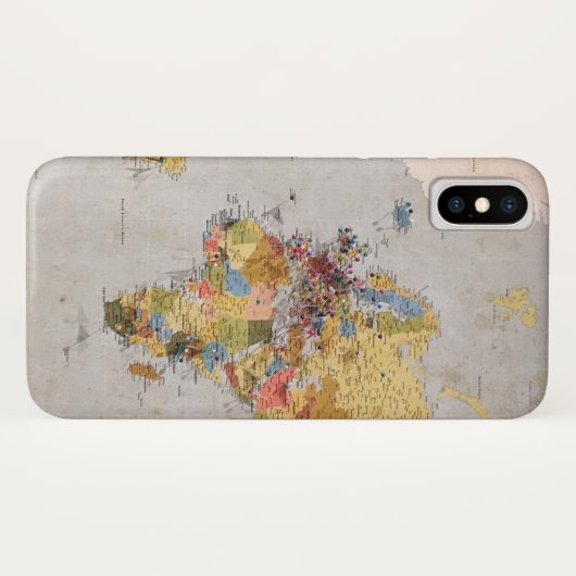 世界地図 Case-Mate iPhoneケース (裏面(横))