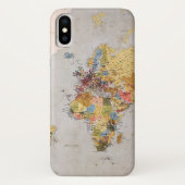 世界地図 Case-Mate iPhoneケース (裏面)