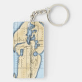 世界地図: ERATOSTHENES キーホルダー (裏面)