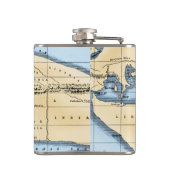 世界地図: ERATOSTHENES フラスク (裏面)