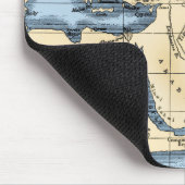 世界地図: ERATOSTHENES マウスパッド (コーナー)