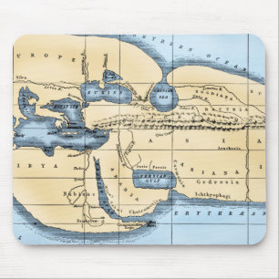 世界地図: ERATOSTHENES マウスパッド