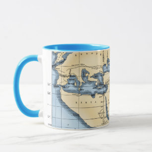 世界地図: ERATOSTHENES マグカップ