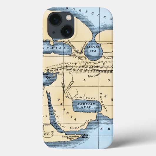 世界地図: ERATOSTHENES Case-Mate iPhoneケース (裏面)