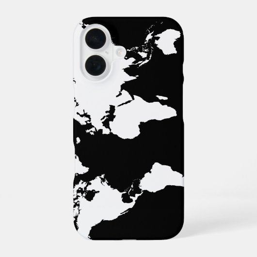 世界地図 iPhone 16ケース (裏面)
