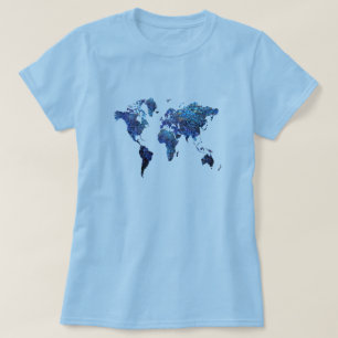 世界地図 Tシャツ