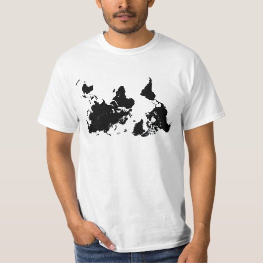 世界地図 Tシャツ (正面)