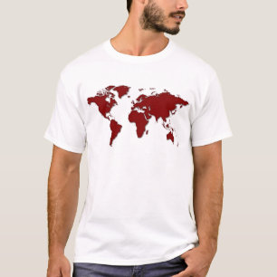 世界地図 Tシャツ