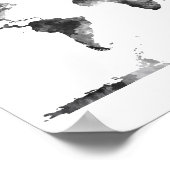 世界地図BG3 - ポスター (角)