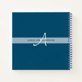 世界地図GEOGRAPHY先生モノグラムジャーナル ノートブック (裏面)