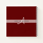 世界地図GEOGRAPHY先生モノグラムジャーナル ノートブック (裏面)