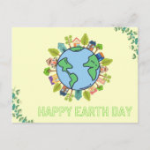 世界地球の日 ポストカード (正面)