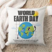 世界地球の日 – 4月22日 | 保護惑星 クッション (ブランケット)
