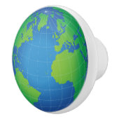 世界地球儀の地図 セラミックノブ (右)