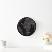 世界地球地球地球地図 ラウンド壁時計 (ホーム)