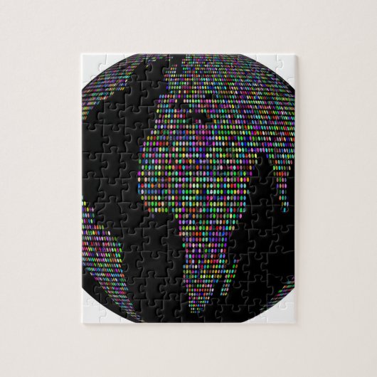 世界地球惑星地球儀 ジグソーパズル (縦)