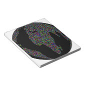 世界地球惑星地球儀 ノートパッド (アングル)