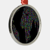 世界地球惑星地球儀 メタルオーナメント (右)