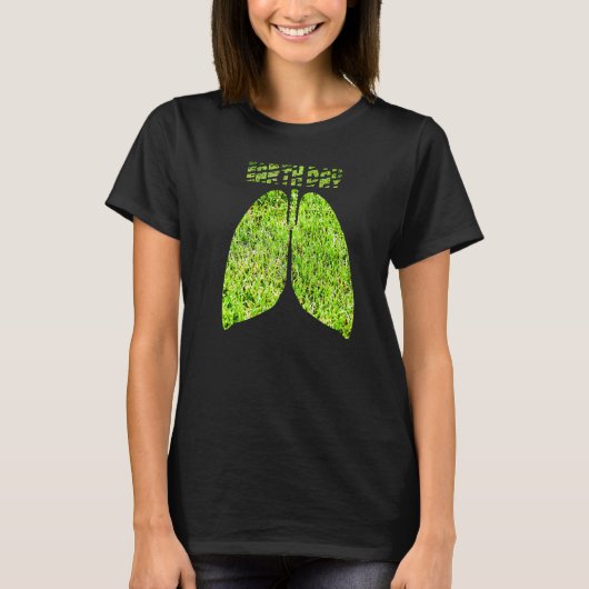 世界地球日環境保全ハッピーN Tシャツ (正面)