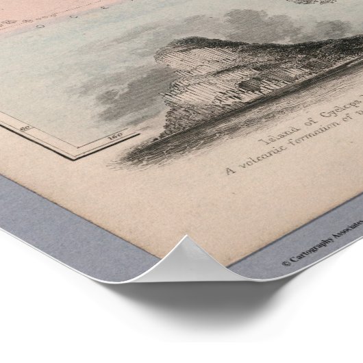 世界地質図 ポスター (角)